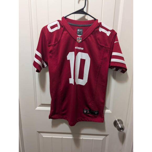 San Francisco 49ers Jimmy Garoppolo #10 Nike On Field Jersey SIZE Youth M - Picture 1 of 5